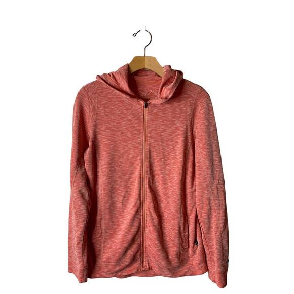 Kuhl Moongazer Full-Zip Lightweight Tencel Hoodie Top Jacket Hibiscus X-Small - Picture 2 of 13